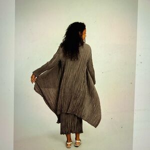 Alquema Havana Coat brown/tauoe  reversible . one size